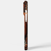 Lederen look Beer bij de rivier Case-Mate iPhone Case (Achterkant / Links)