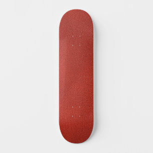 Lederen look Elegant Rood Bruin Sjabloon Skateboard