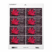 lederen mantel etiket (Full Sheet)