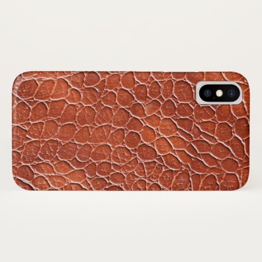 Lederen patroon Case-Mate iPhone case (Achterkant (horizontaal))