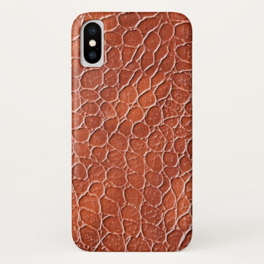 Lederen patroon Case-Mate iPhone case (Achterkant)