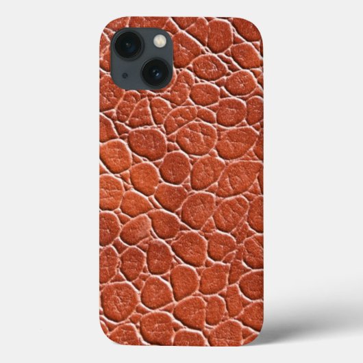 Lederen patroon Case-Mate iPhone case (Achterkant)