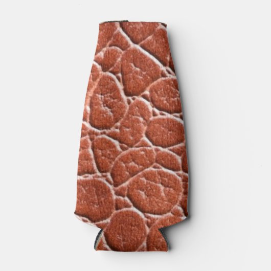 Lederen patroon flesjeskoeler (Voorkant)