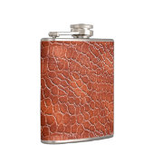 Lederen patroon heupfles (Rechts)