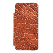 Lederen patroon incipio iPhone portemonnee hoesje (Voorkant Agenda)