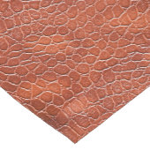 Lederen patroon korte tafelloper (Hoek)