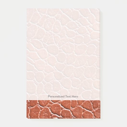 Lederen patroon post-it® notes (Voorkant)