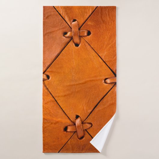 Lederen textuur. badhanddoek (Badhanddoek)