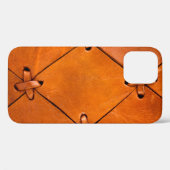 Lederen textuur. Case-Mate iPhone case (Achterkant (horizontaal))