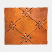 Lederen textuur. fleece deken (Voorkant (Horizontaal))