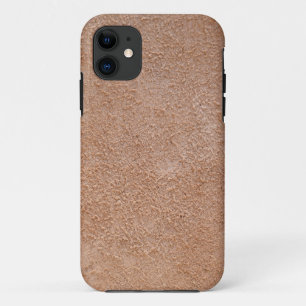 Lederen textuur suède achtergrond patroon Natural  iPhone 11 Hoesje