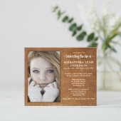 Lederen uit de begroting vieren - uitnodiging tot (Staand voorkant)