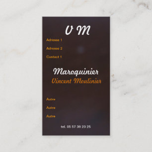 Lederen visitekaartje