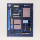 Lederen werktuigkit - 16 x 20 - 520 pcs. legpuzzel (Verticaal)