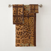 lederstam Jaguar Animal Print Bad Handdoek (Insitu)