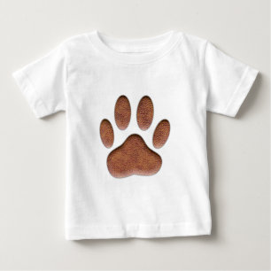Ledertextiel Dog Paw Print