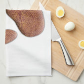 Ledertextiel Dog Paw Print Theedoek (Quarter Fold)