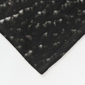 Ledertextuur, bijbelbekleding fleece deken (Hoek)