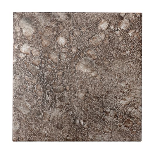 Ledervormig uiterlijk tegeltje (Voorkant)