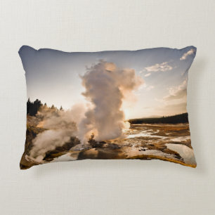 Ledge Geyser, Norris Geyser Basin Decoratief Kussen