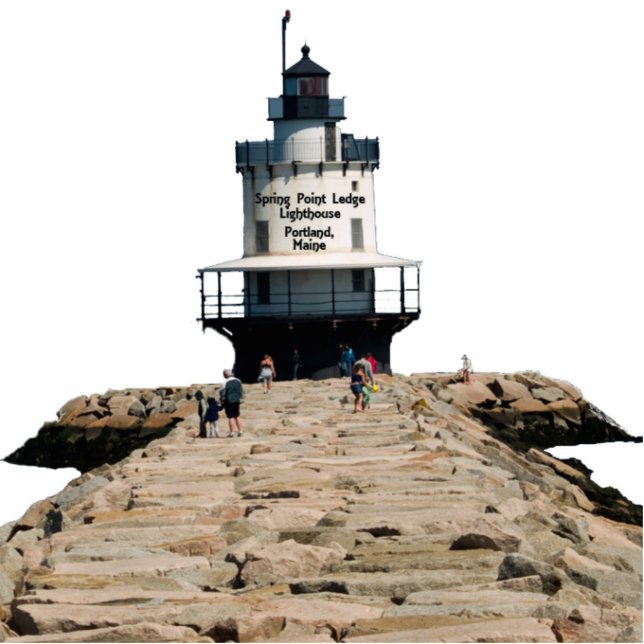 Ledge lenslicht staand fotobeeldje  (Voorkant)