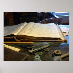 Ledger en Eyeglassen Poster