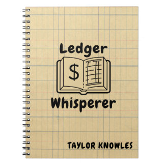 Ledger Whisperer Boekhouder Foto Notitieboek