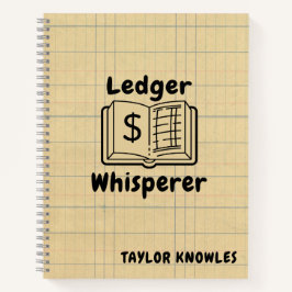 Ledger Whisperer Boekhouder Spiral Notitieboek