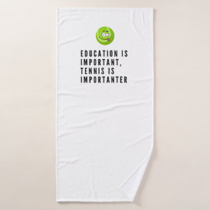 L'éducation au tennis est importante, mais le tenn