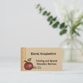 L'éducation entretient le carte de visite (Debout devant)