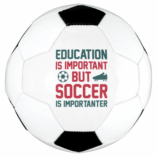 L'Éducation Est Importante, Mais Le Football Est I (Devant)