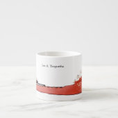 Lee A. Tregurtha cutout espresso mok (Voorkant)