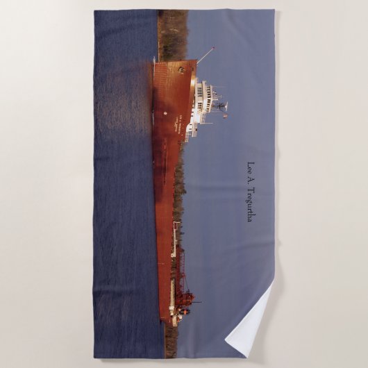 Lee A. Tregurtha serviette de plage (Devant)