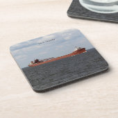 Lee A. Tregurtha set van 6 plastic onderzetters (Linkerzijde)