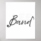 Lee Band Booster New Logo Red Only Poster (Voorkant)