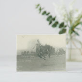 Lee Caldwell die vliegt. Briefkaart (Staand voorkant)