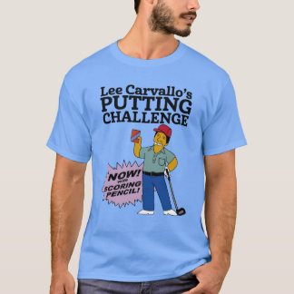 Lee Carvallos Putting Challenge grappige familie v T-shirt