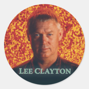 Lee Clayton ronde Sticker 2