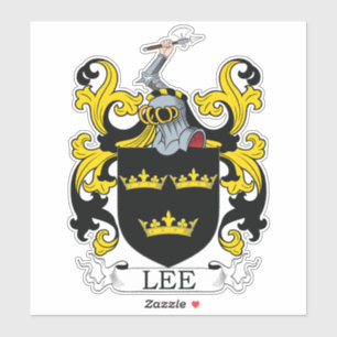 Lee Family Crest Sticker