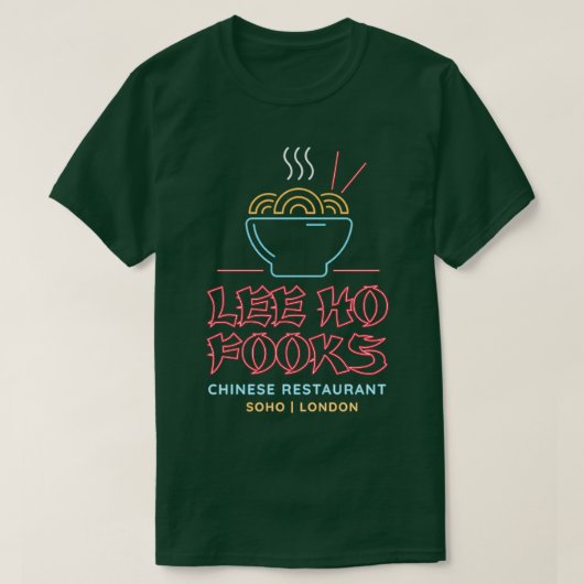 Lee Ho Fooks Chinees restaurant T-shirt (Design voorkant)