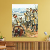 Lee in Fredericksburg 1862 Canvas Afdruk (Insitu (Woonkamer))