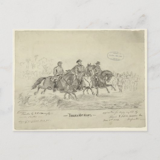 Lee, Jackson, Stuart Briefkaart (Voorkant)