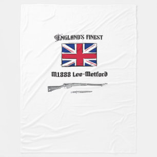 Lee Metford-geweer Fleece Deken
