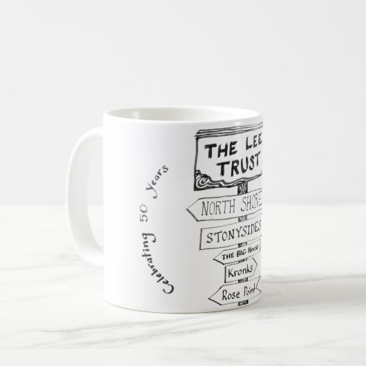 Lee Trust 50e anniversaire Mug standard (Devant gauche)