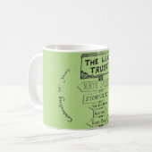 Lee Trust 50e anniversaire Pale Green Mug (Devant gauche)