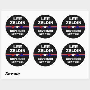 Lee Zeldin Governor New York 2022 Ronde Sticker