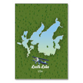 Leech lake Reisplattegrond Kaart (Voorkant)