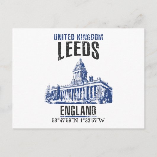 Leeds Briefkaart (Voorkant)