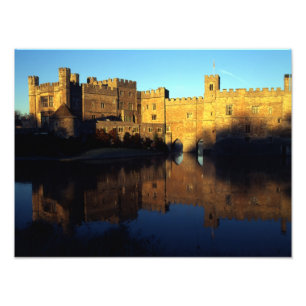 Leeds Castle, 12th c., Norman stronghold en Foto Afdruk