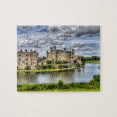 Leeds Castle en Moat Legpuzzel (Horizontaal)